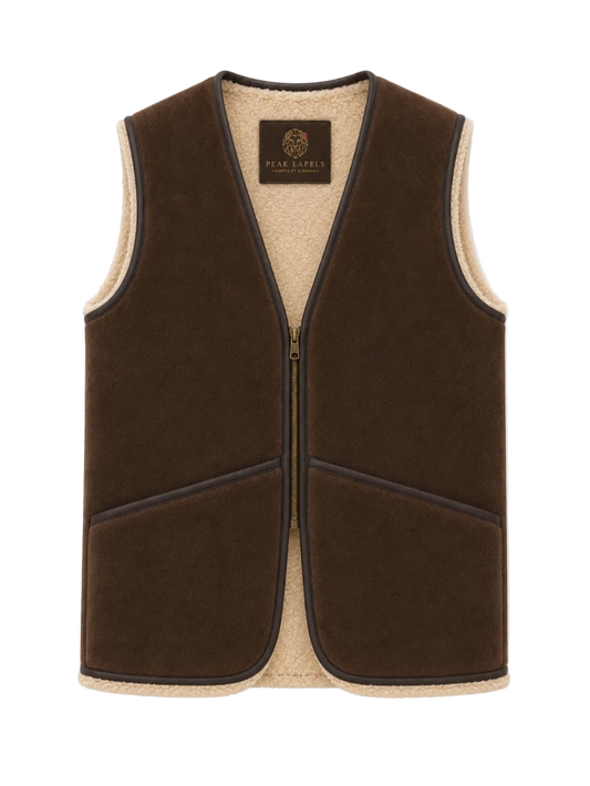 The Edward Shearling Waistcoat
