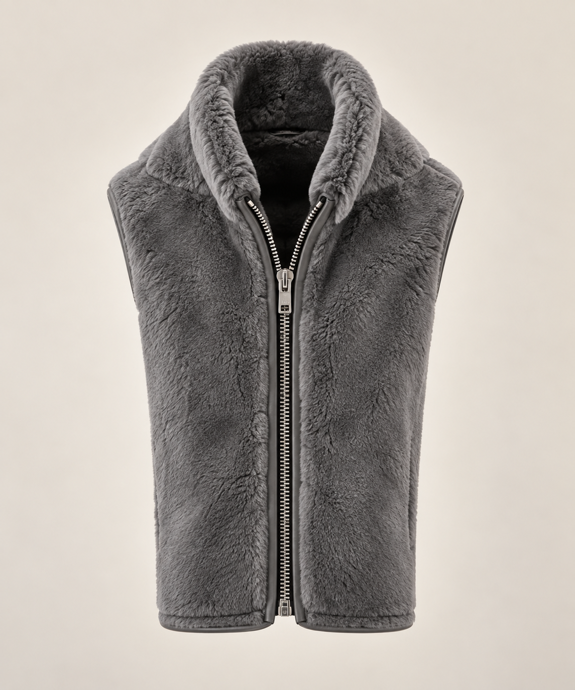 The Mayfair Liner in Grey, Shearling