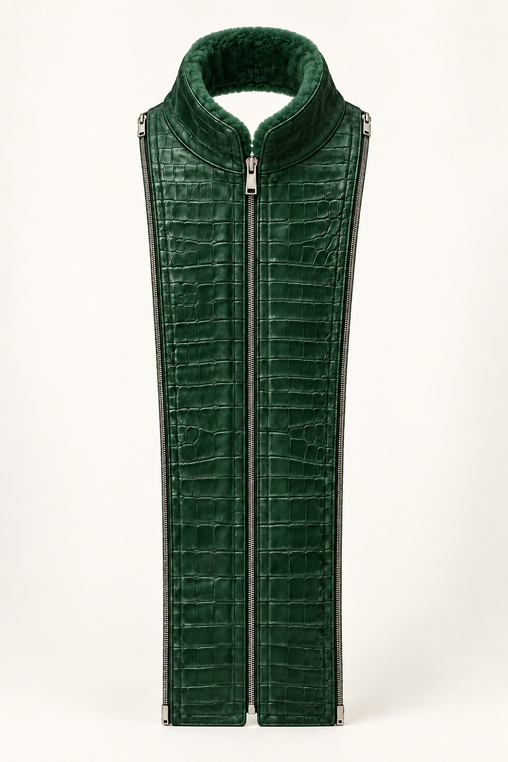 The Mayfair Liner in British Racing Green, Leather Croco
