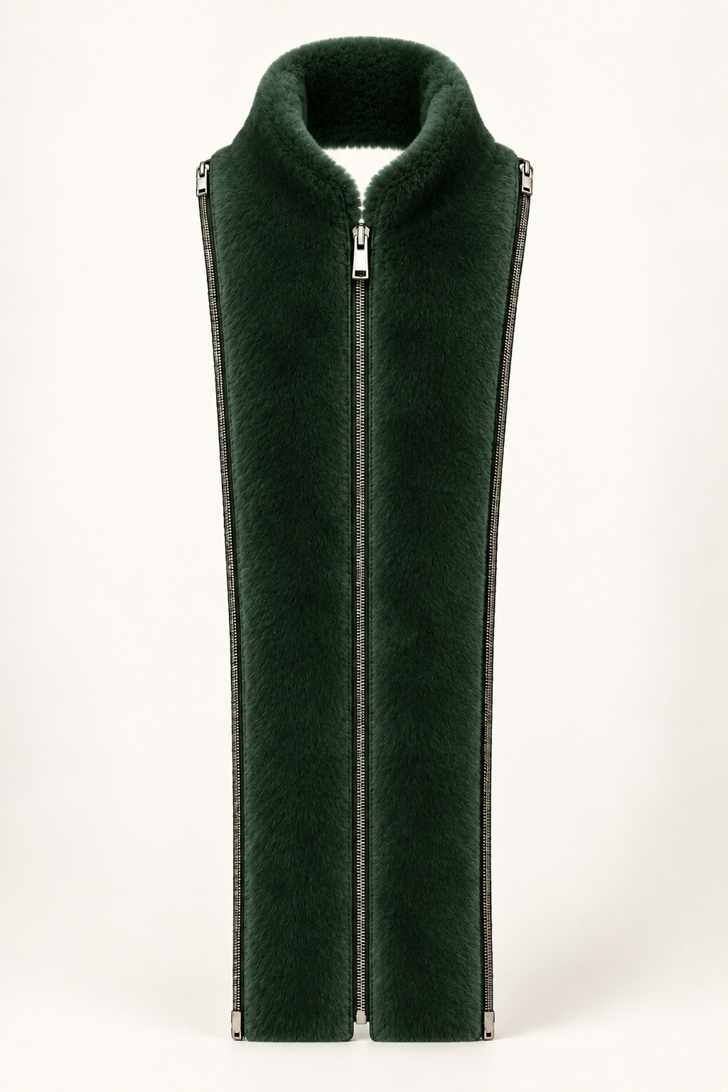 The Mayfair Liner in British Racing Green, Shearling