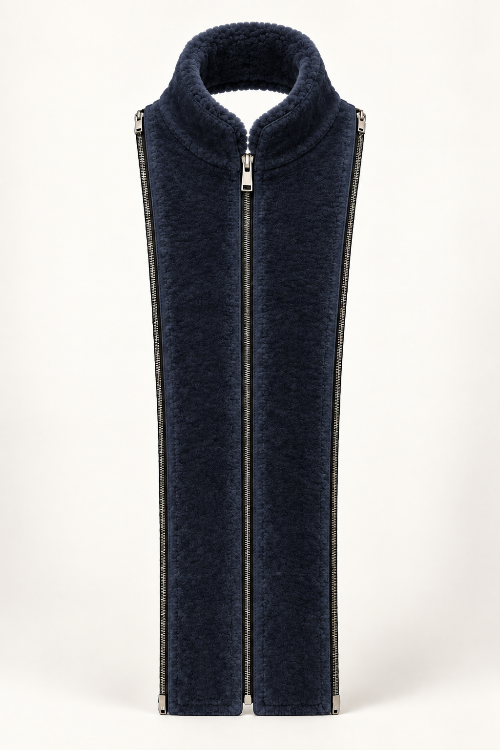 The Mayfair Liner in Deep Navy, Shearling