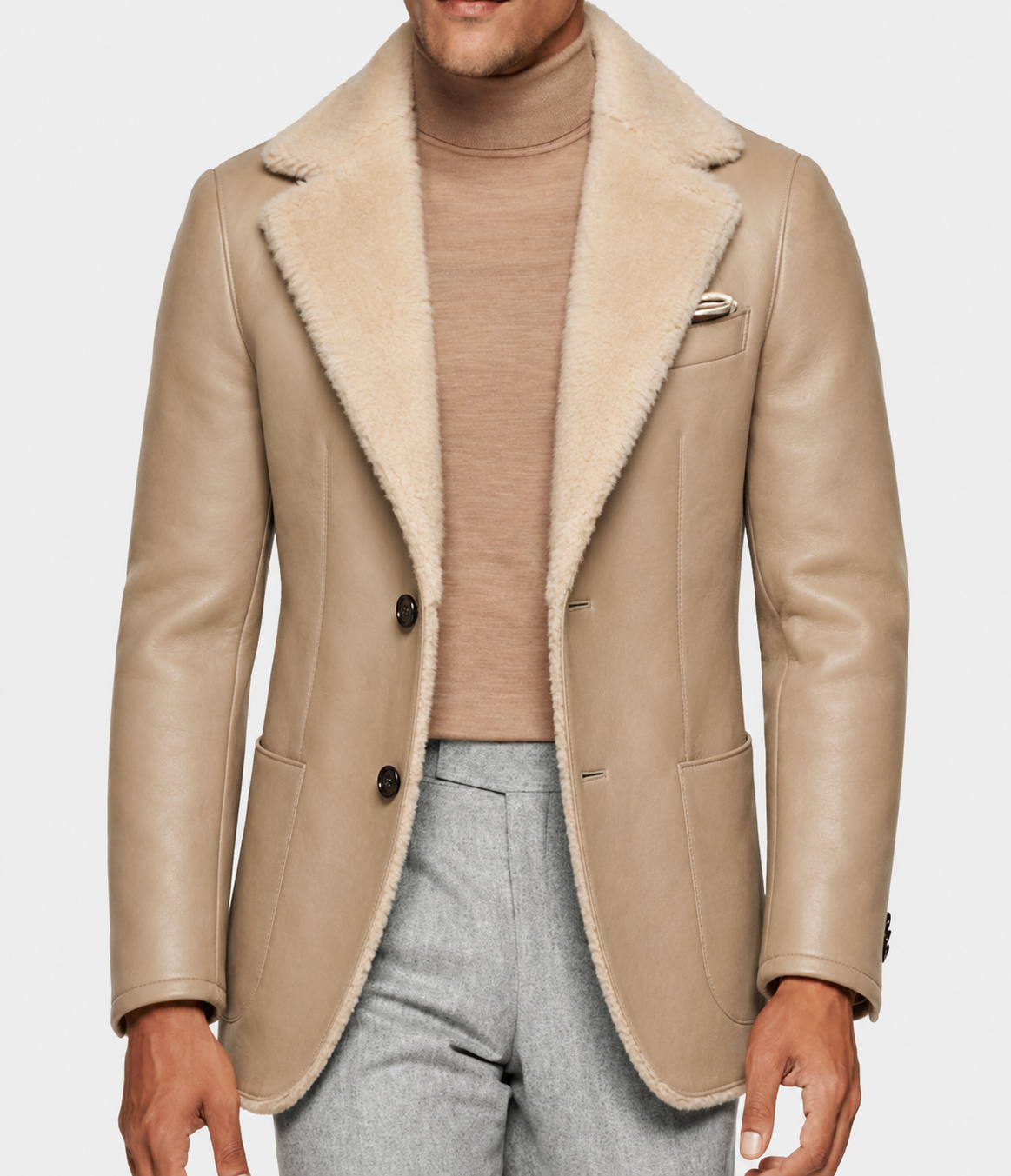 Shearling Blazer